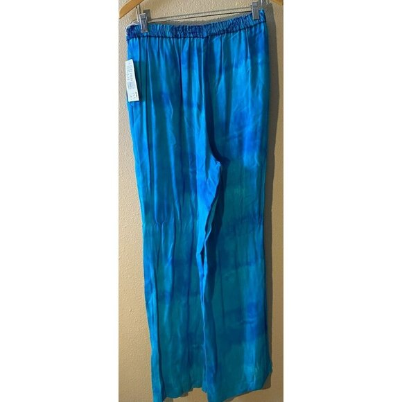 Platinum Dorothy Schoelen 2-Piece Set Hot Tropicals Blouse Pants Large NWT $168 - Picture 8 of 12